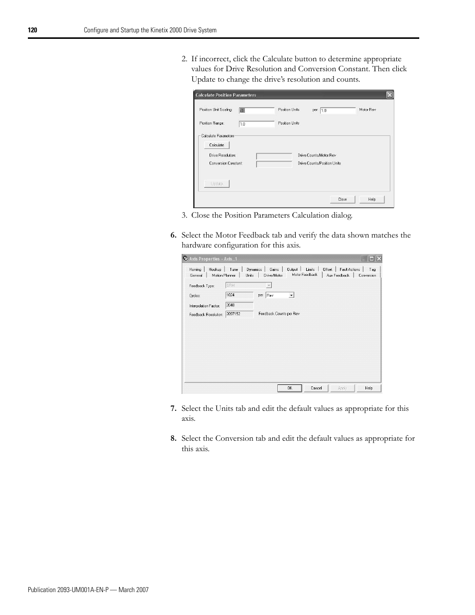 Rockwell Automation 2093-xxxx Kinetix 2000 Multi-axis Servo Drive User Manual User Manual | Page 120 / 226