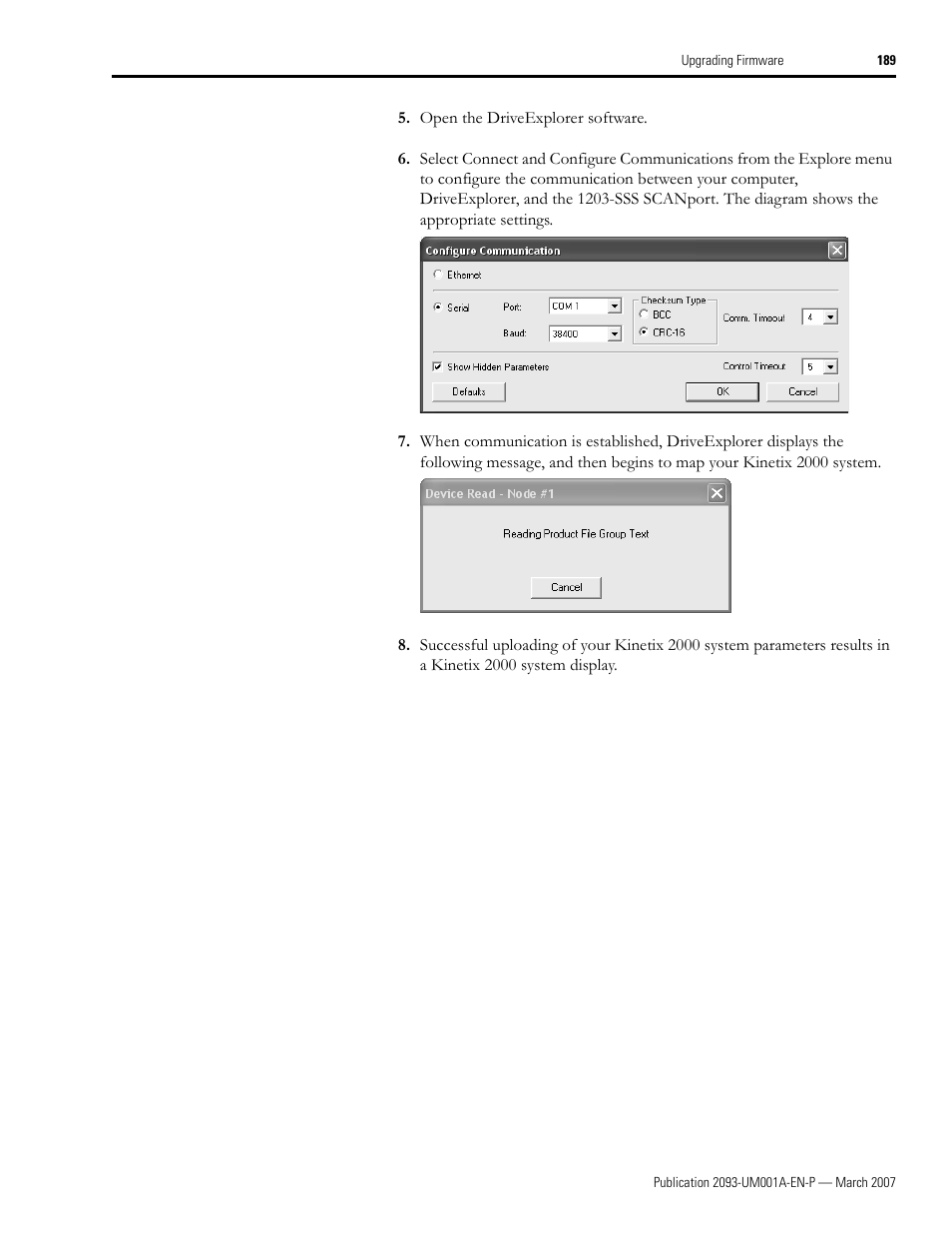 Rockwell Automation 2093-xxxx Kinetix 2000 Multi-axis Servo Drive User Manual User Manual | Page 189 / 226