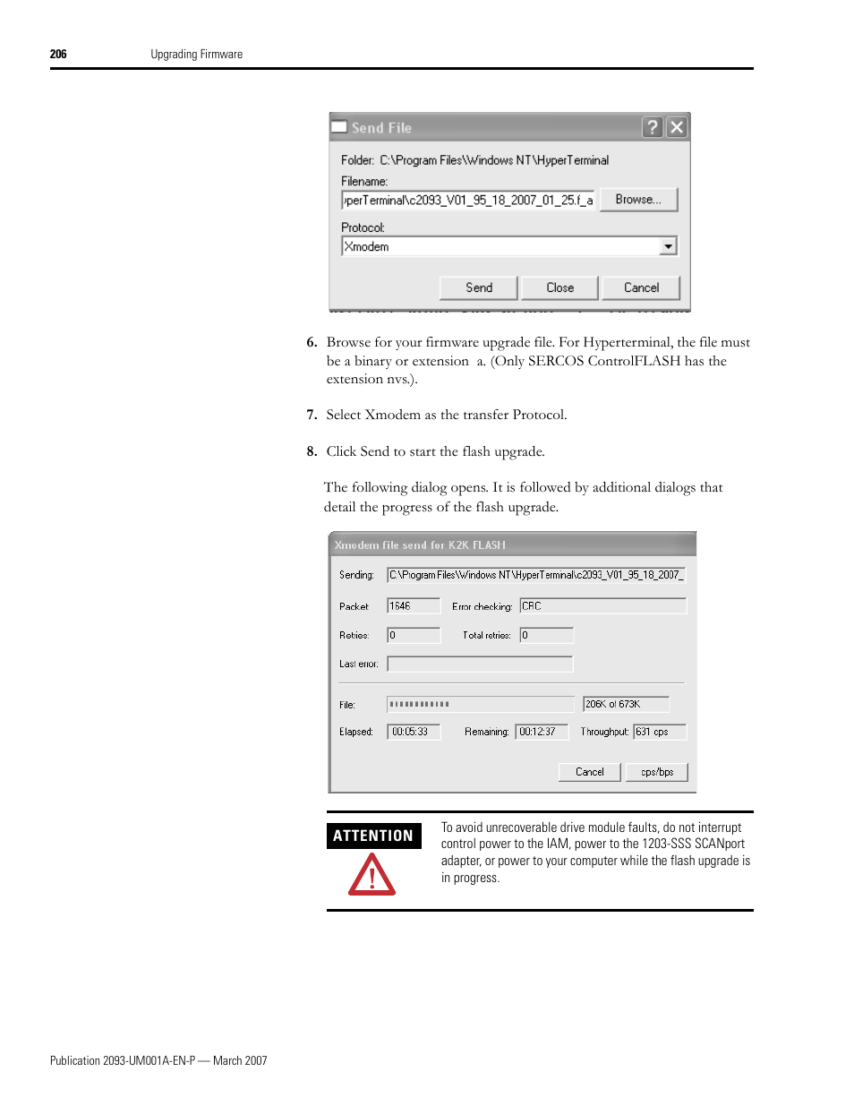 Rockwell Automation 2093-xxxx Kinetix 2000 Multi-axis Servo Drive User Manual User Manual | Page 206 / 226