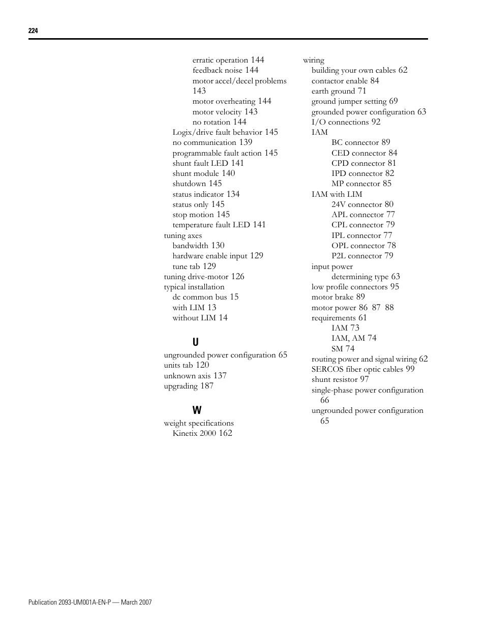 Rockwell Automation 2093-xxxx Kinetix 2000 Multi-axis Servo Drive User Manual User Manual | Page 224 / 226