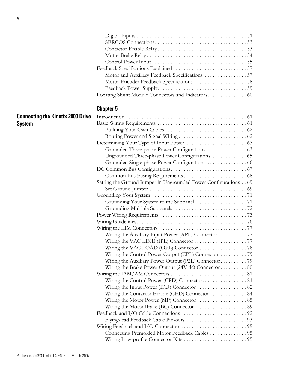 Rockwell Automation 2093-xxxx Kinetix 2000 Multi-axis Servo Drive User Manual User Manual | Page 4 / 226