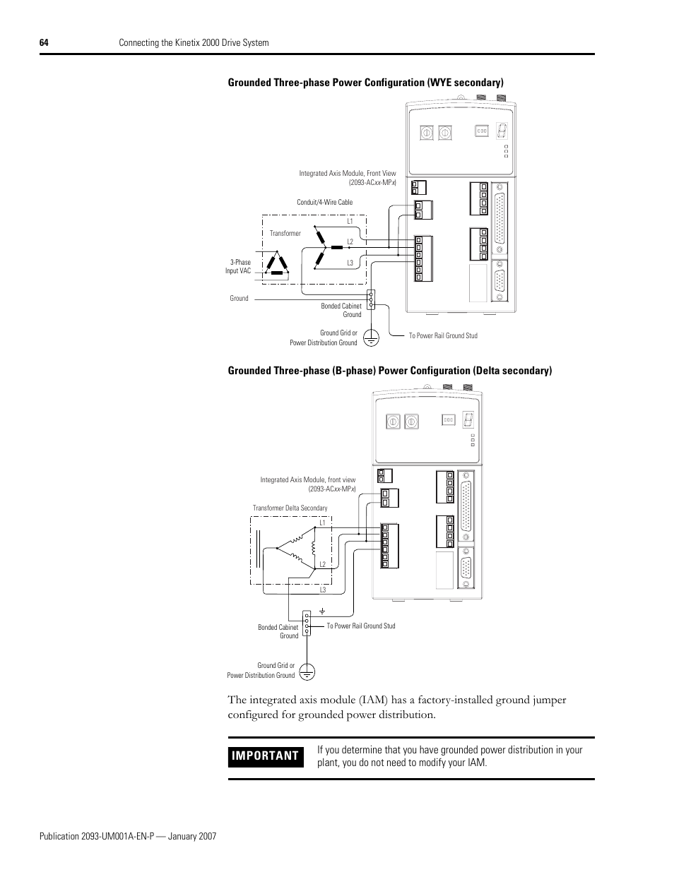 Rockwell Automation 2093-xxxx Kinetix 2000 Multi-axis Servo Drive User Manual User Manual | Page 64 / 226