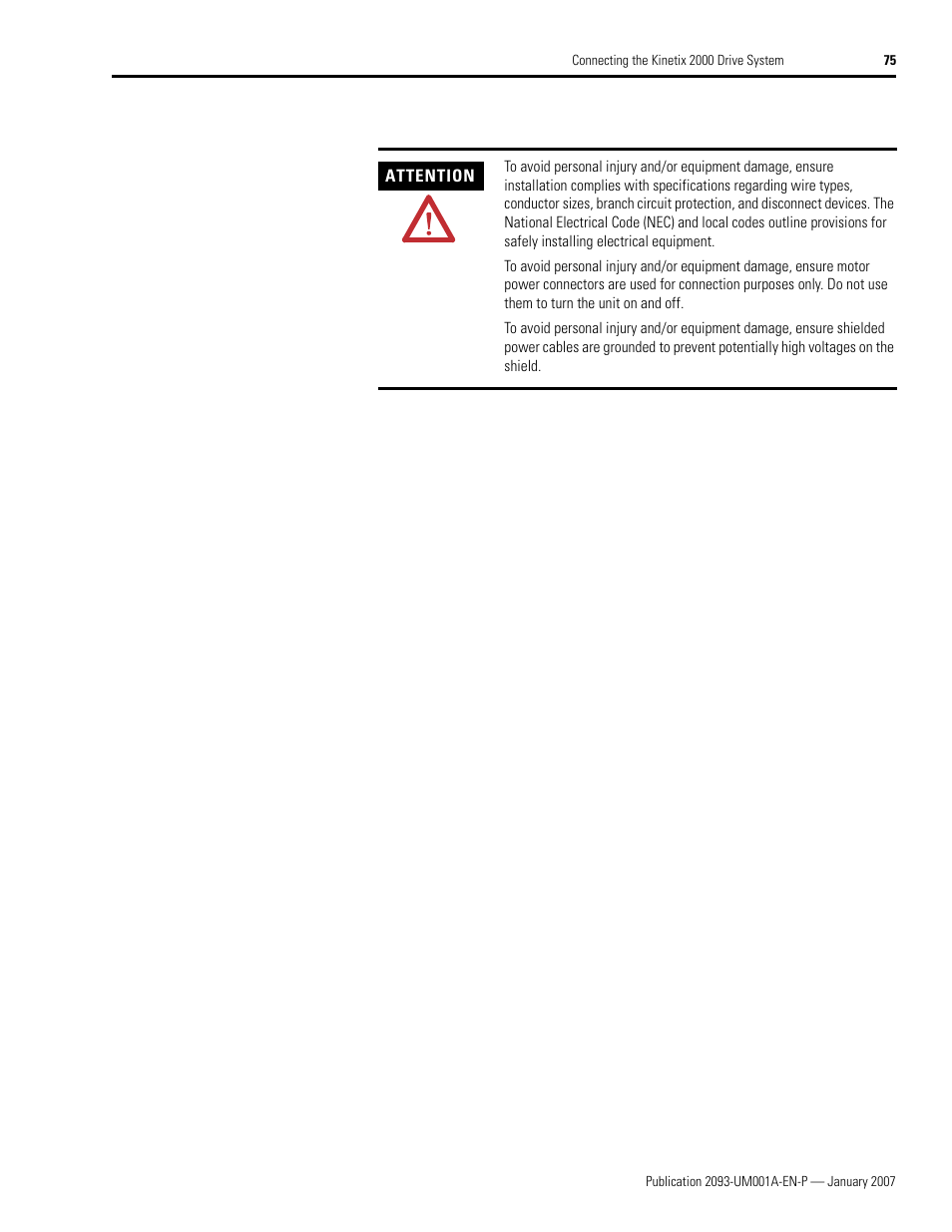 Rockwell Automation 2093-xxxx Kinetix 2000 Multi-axis Servo Drive User Manual User Manual | Page 75 / 226