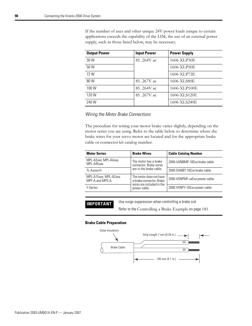 Rockwell Automation 2093-xxxx Kinetix 2000 Multi-axis Servo Drive User Manual User Manual | Page 90 / 226