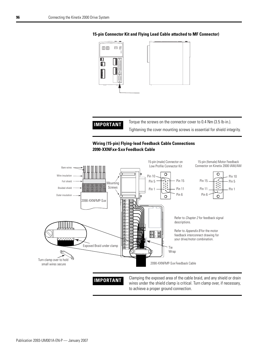 Important | Rockwell Automation 2093-xxxx Kinetix 2000 Multi-axis Servo Drive User Manual User Manual | Page 96 / 226