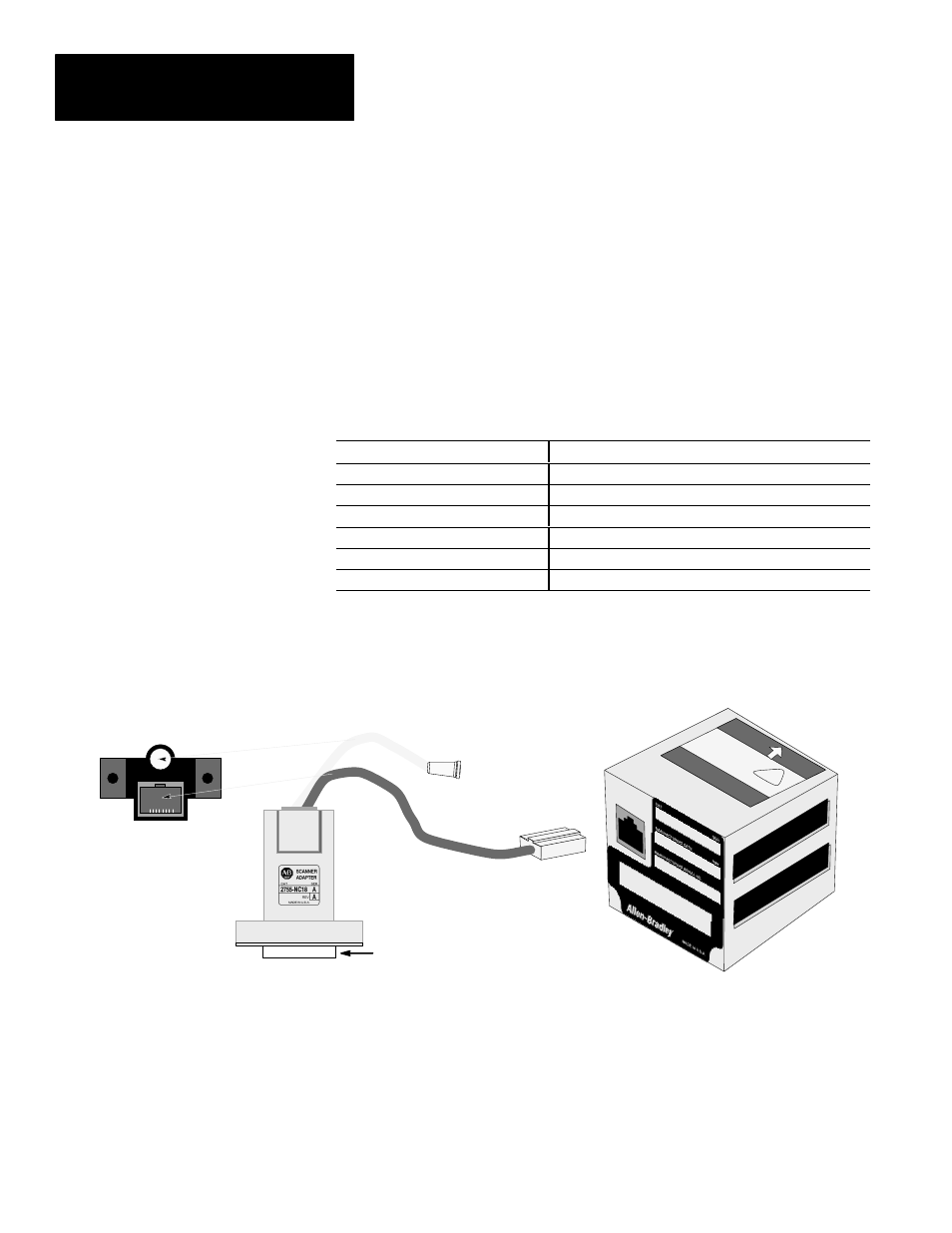 Accessories, Adapter atomscan scanner accessories | Rockwell Automation 2755 Atomscan Bar Code Scanner User Manual | Page 10 / 44