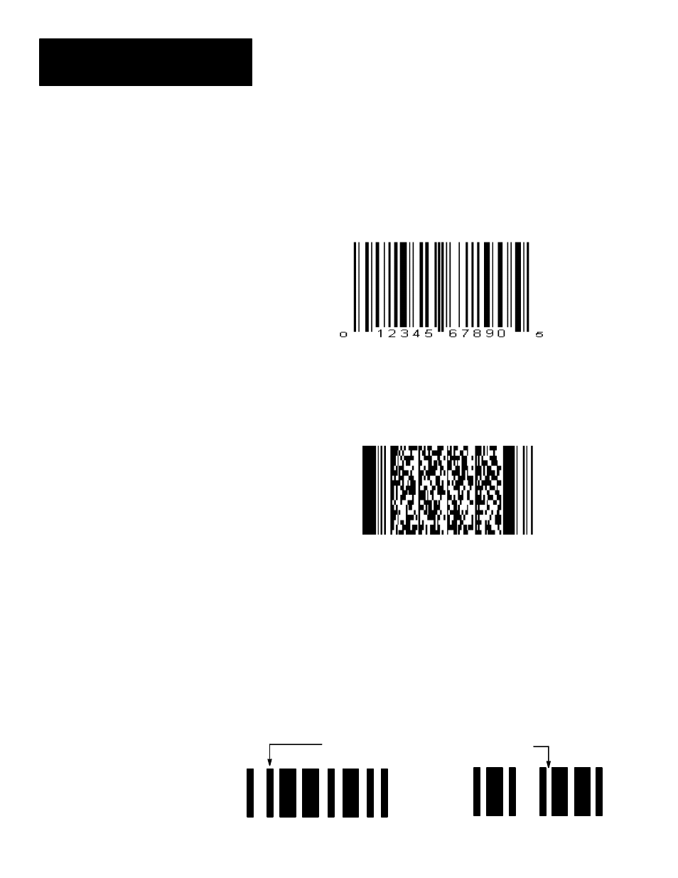 Bar code symbols | Rockwell Automation 2755 Atomscan Bar Code Scanner User Manual | Page 13 / 44