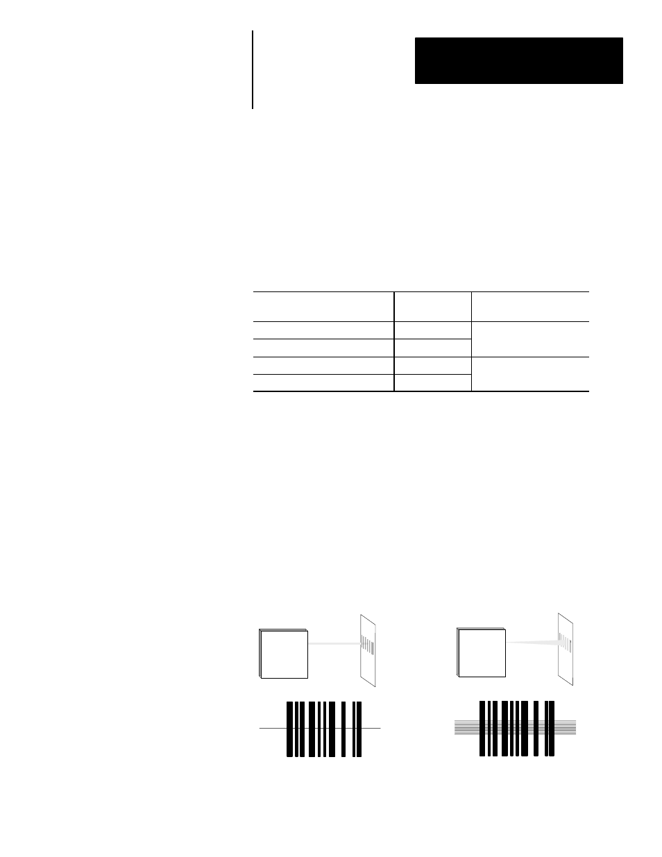 Overview of scanner, Scan beam options, Overview of scanner scan beam options | Rockwell Automation 2755 Atomscan Bar Code Scanner User Manual | Page 9 / 44