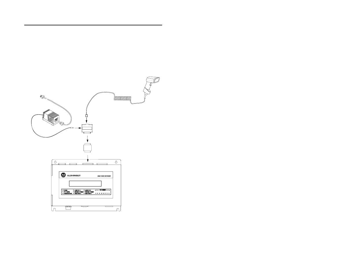 Scanner to enhanced decoder aux port connection | Rockwell Automation 2755 2D Hand-Held Scanner User Manual | Page 35 / 134