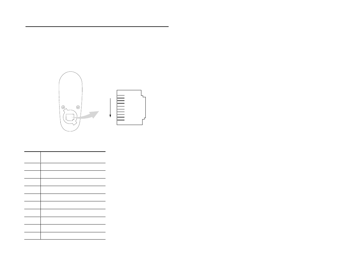 B - scanner pinout collections, Scanner pinout connections, Appendix | Rockwell Automation 2755 2D Hand-Held Scanner User Manual | Page 91 / 134