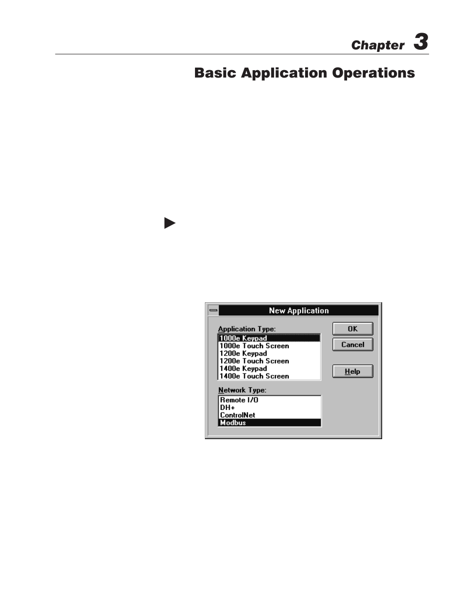 3 - basic application operations, Creating a new application, Creating reports | Basic application operations | Rockwell Automation 2711E PanelBuilder 1400e Modbus Communications User Manual | Page 22 / 76