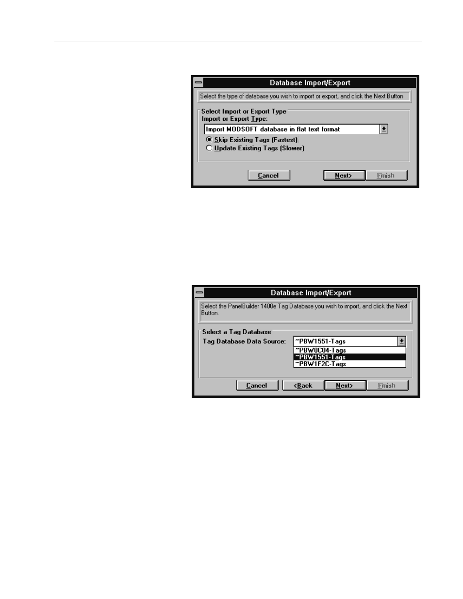 Rockwell Automation 2711E PanelBuilder 1400e Modbus Communications User Manual | Page 56 / 76