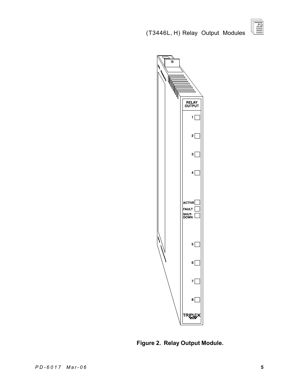 Rockwell Automation T3446H ICS Regent Relay Output Modules User Manual | Page 5 / 20
