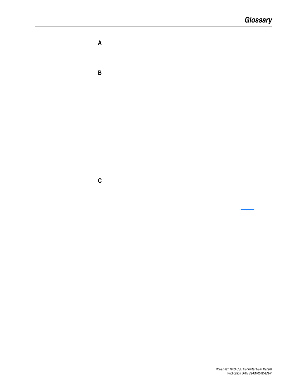 Glossary | Rockwell Automation 1203-USB  Converter User Manual | Page 101 / 112