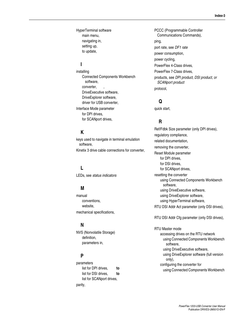 Rockwell Automation 1203-USB  Converter User Manual | Page 109 / 112