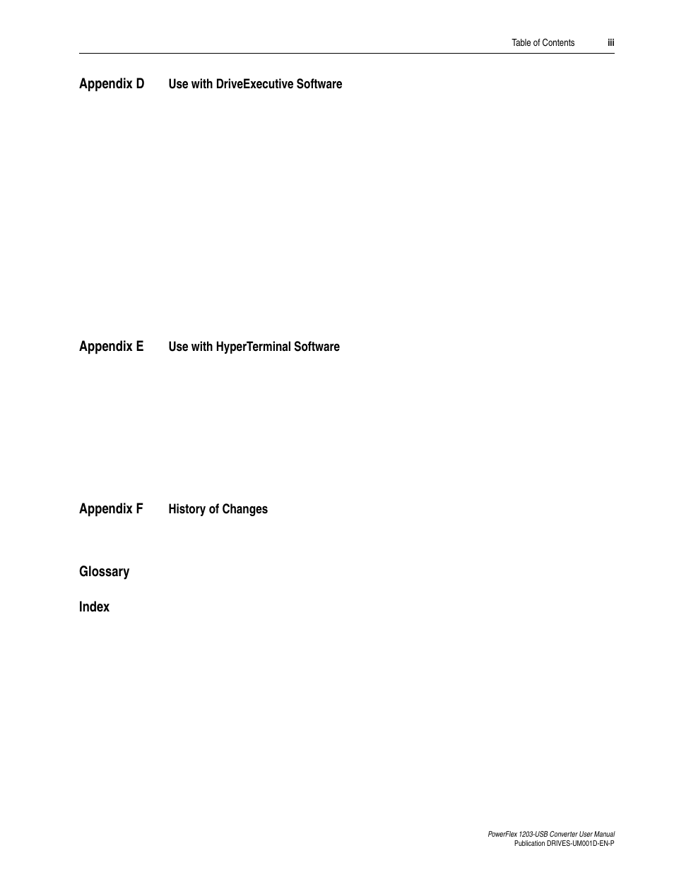 Rockwell Automation 1203-USB  Converter User Manual | Page 7 / 112