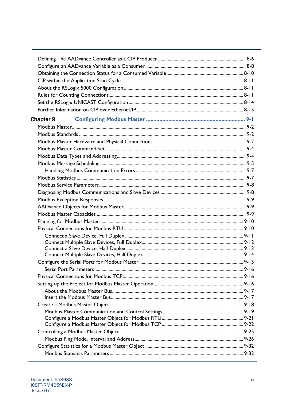 Rockwell Automation AADvance Controller Configuration Guide User Manual | Page 11 / 286