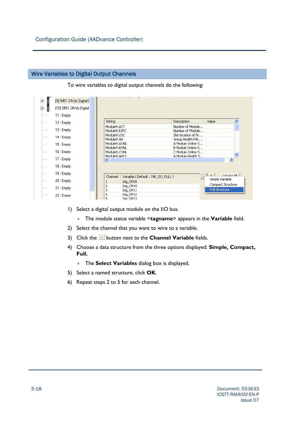 Rockwell Automation AADvance Controller Configuration Guide User Manual | Page 116 / 286