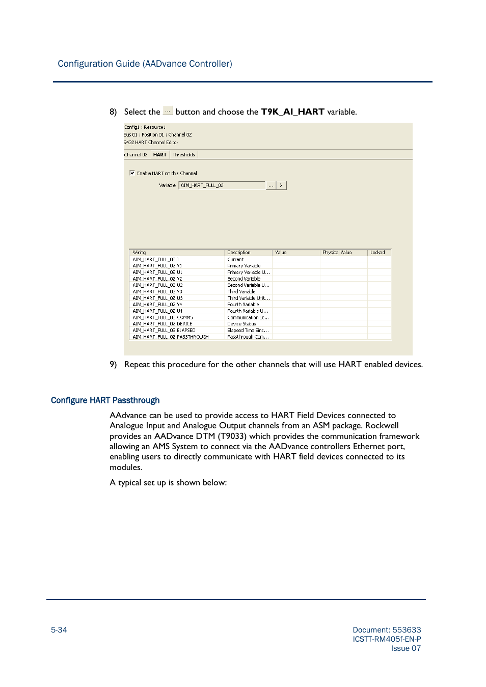 Rockwell Automation AADvance Controller Configuration Guide User Manual | Page 132 / 286