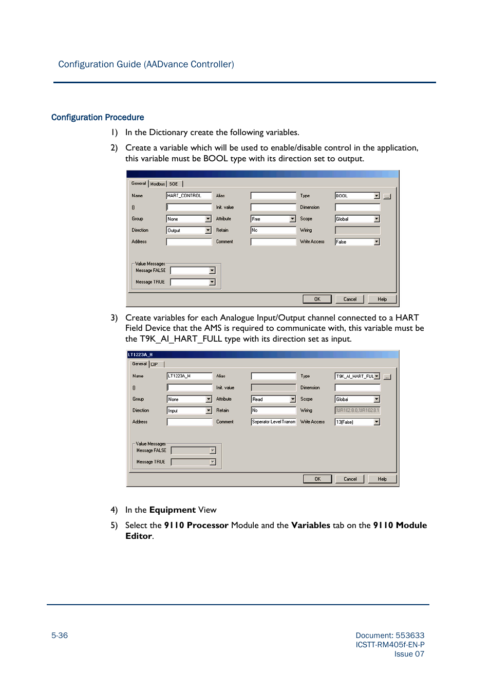 Rockwell Automation AADvance Controller Configuration Guide User Manual | Page 134 / 286