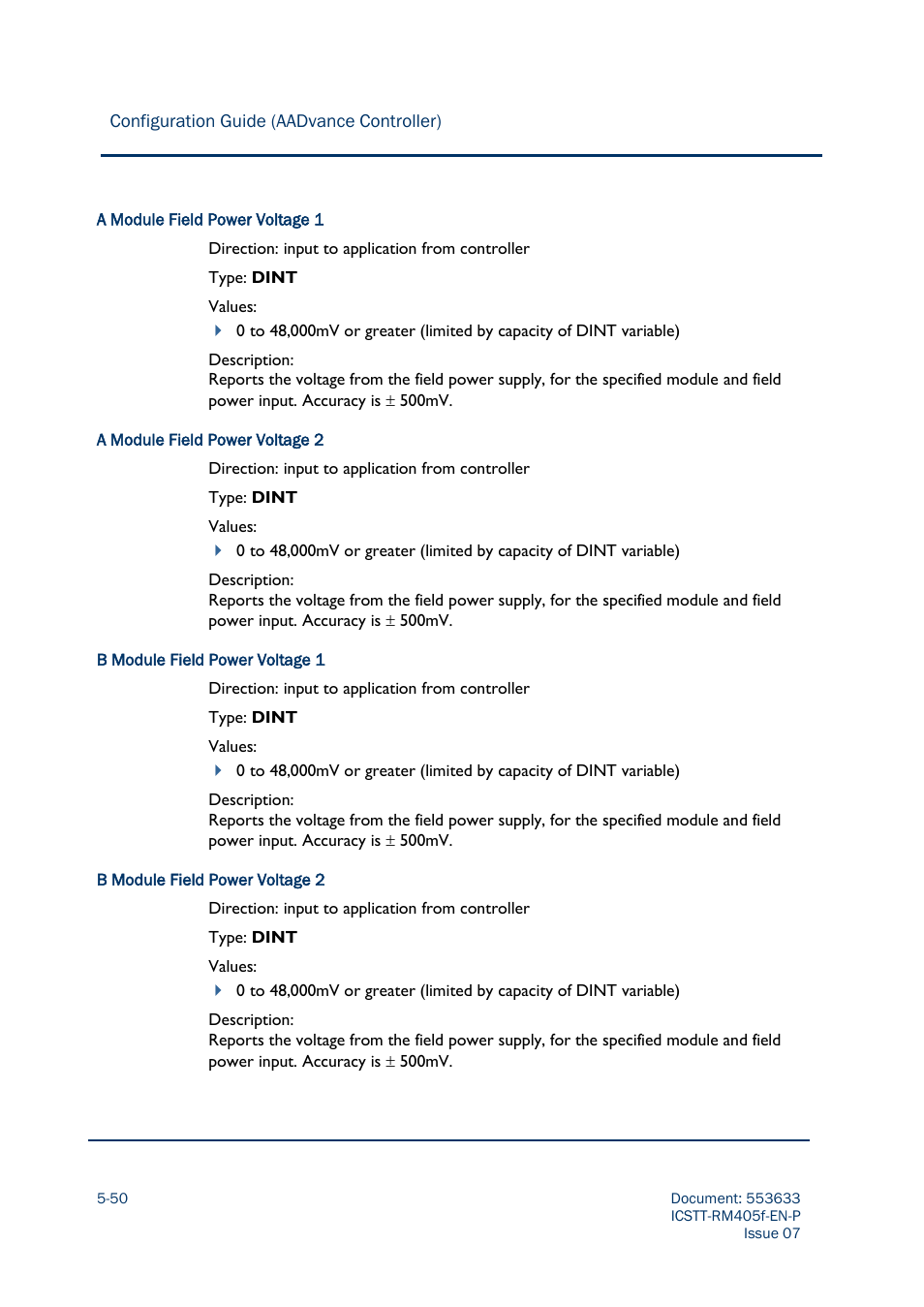 Rockwell Automation AADvance Controller Configuration Guide User Manual | Page 148 / 286