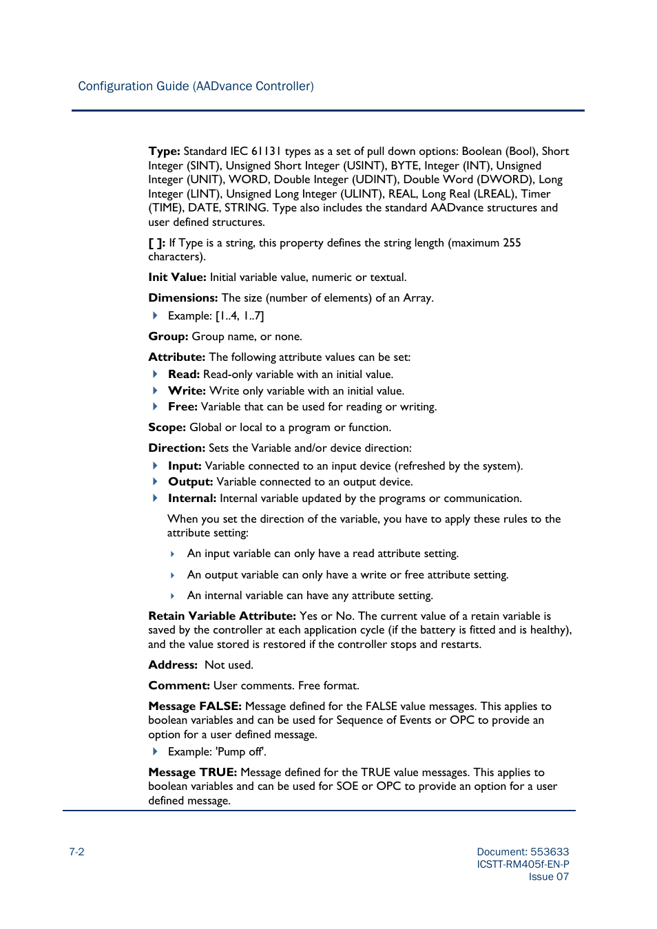 Rockwell Automation AADvance Controller Configuration Guide User Manual | Page 164 / 286