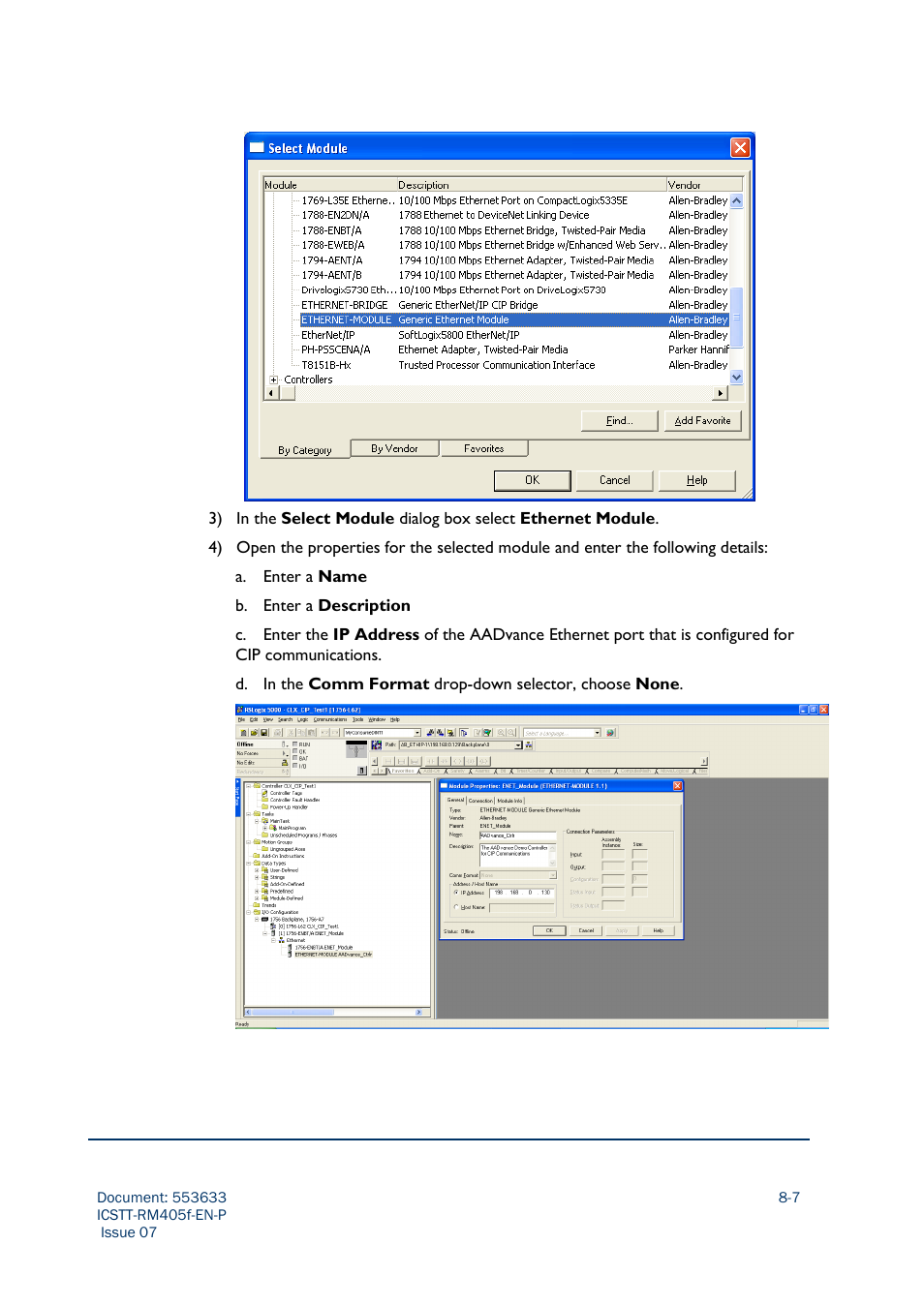 Rockwell Automation AADvance Controller Configuration Guide User Manual | Page 177 / 286