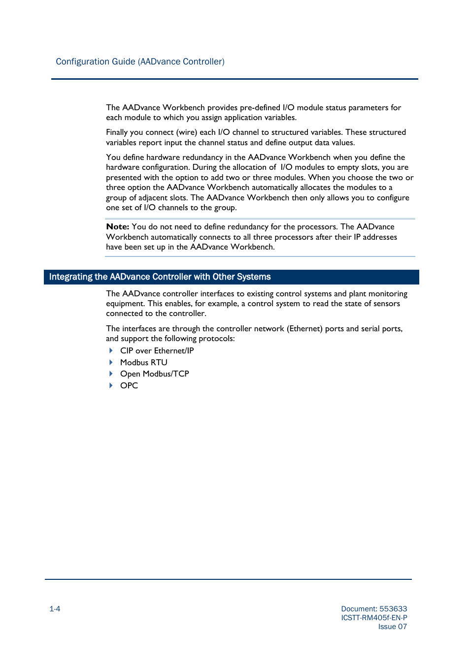 Rockwell Automation AADvance Controller Configuration Guide User Manual | Page 18 / 286