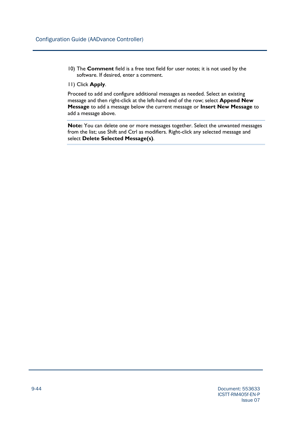 Rockwell Automation AADvance Controller Configuration Guide User Manual | Page 230 / 286