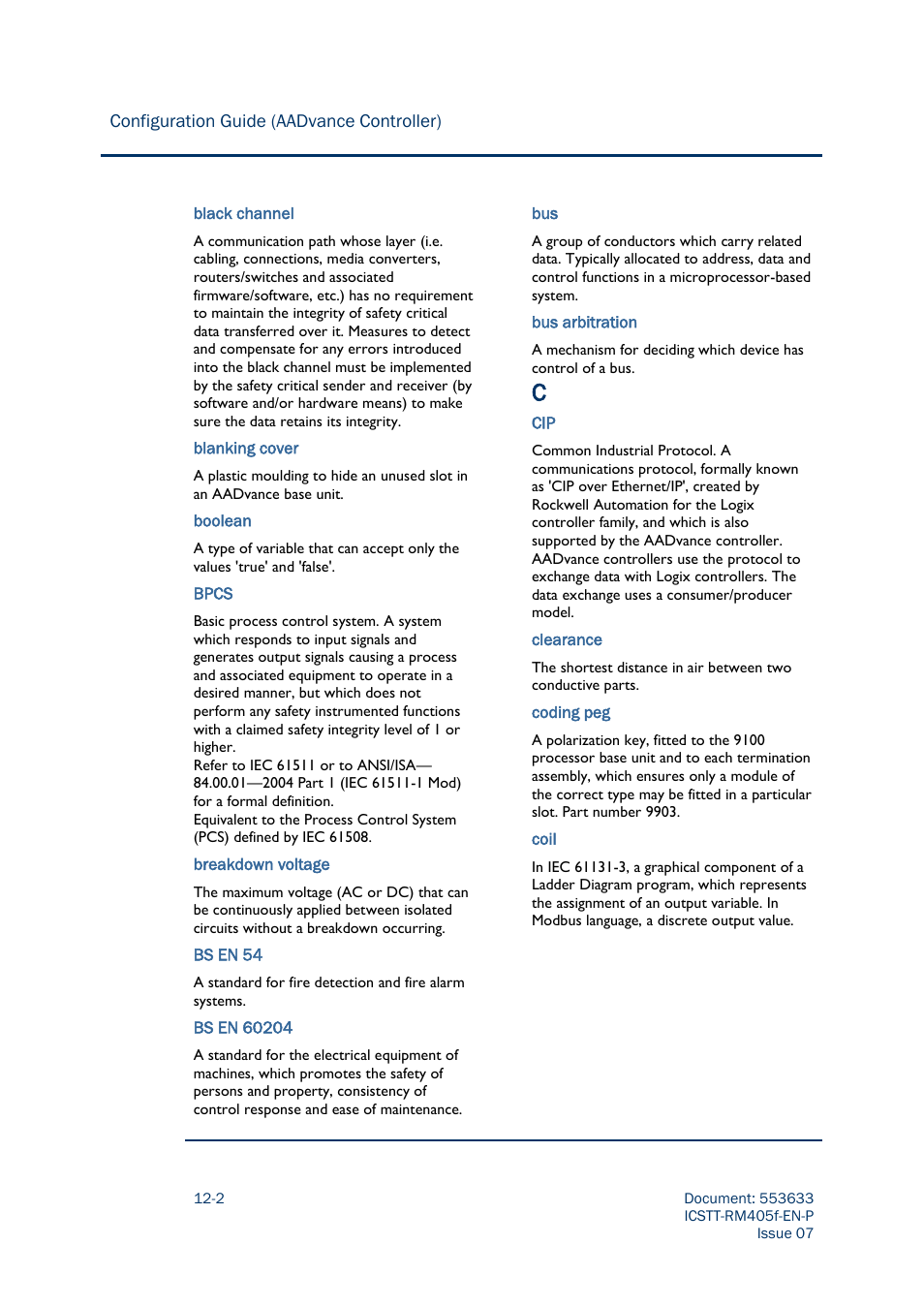 Rockwell Automation AADvance Controller Configuration Guide User Manual | Page 276 / 286