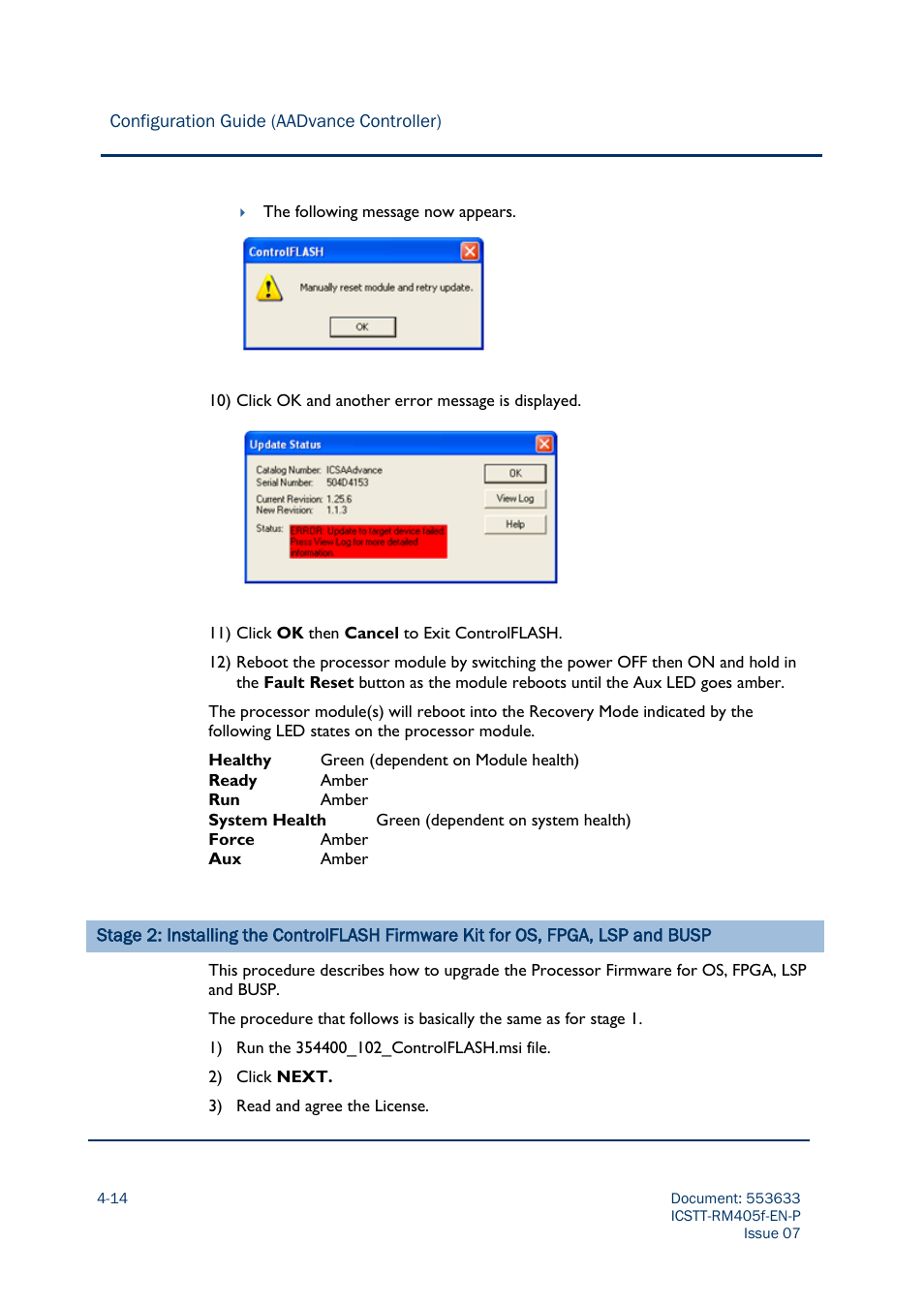 Rockwell Automation AADvance Controller Configuration Guide User Manual | Page 54 / 286