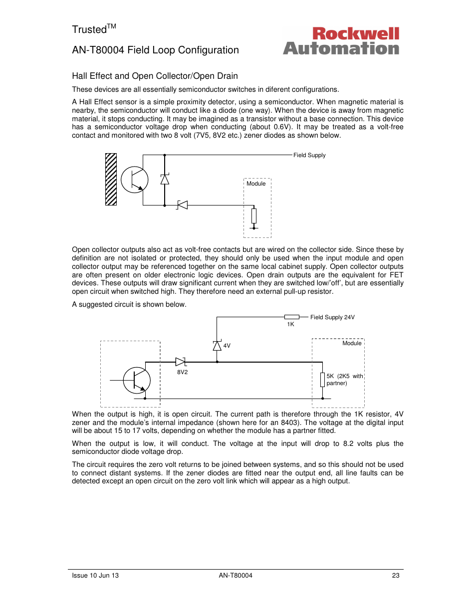 Trusted | Rockwell Automation T80004 Application Note Field Loop Configuration User Manual | Page 23 / 56