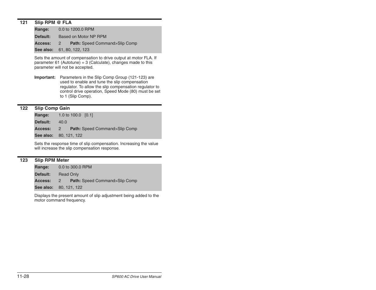 Rockwell Automation SP600 User Manual Version 3.0 User Manual | Page 130 / 274