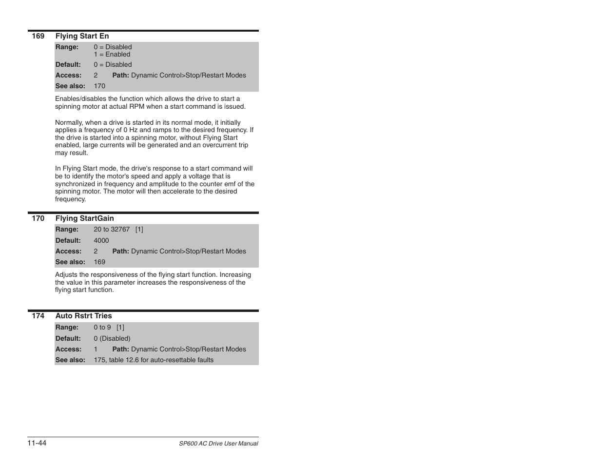 Rockwell Automation SP600 User Manual Version 3.0 User Manual | Page 146 / 274