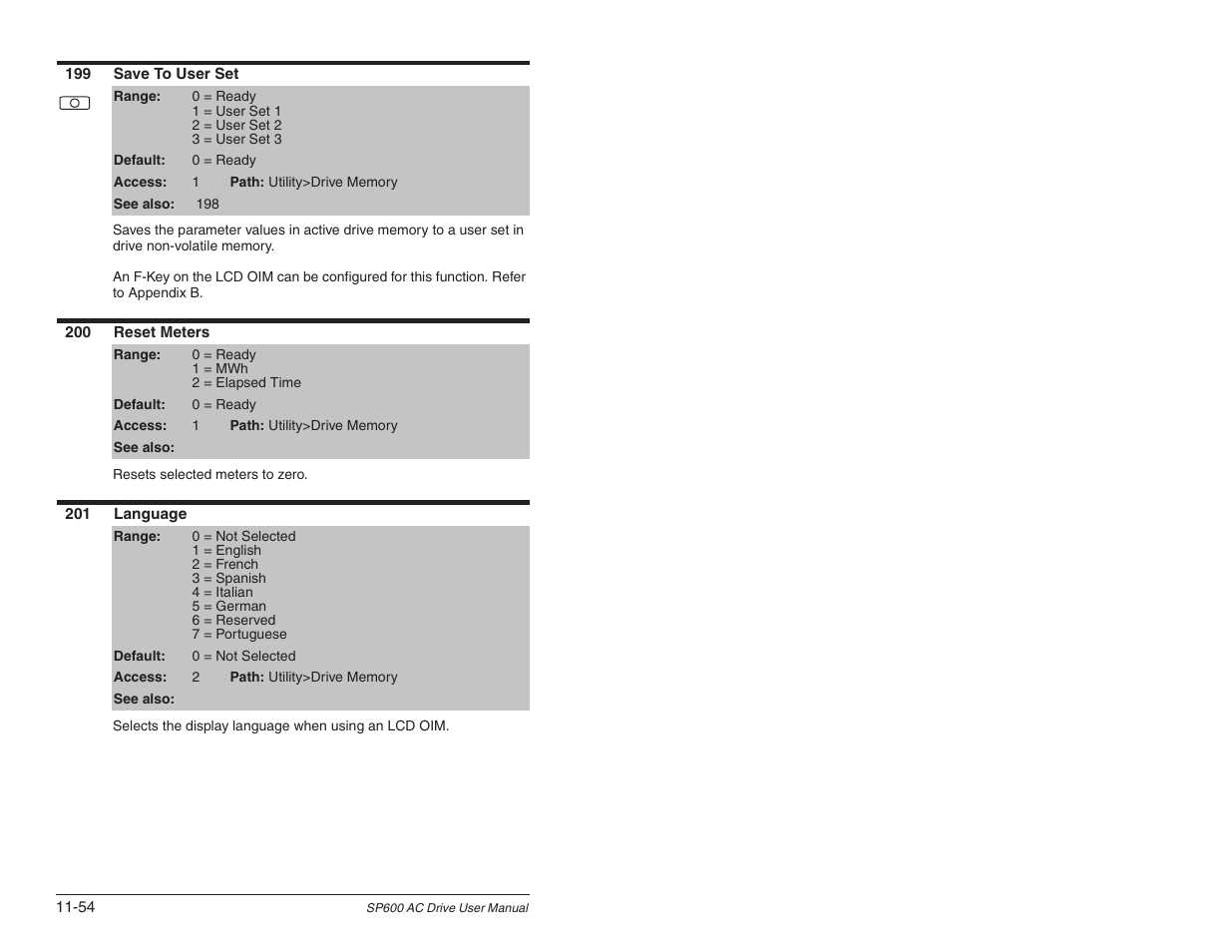 Rockwell Automation SP600 User Manual Version 3.0 User Manual | Page 156 / 274