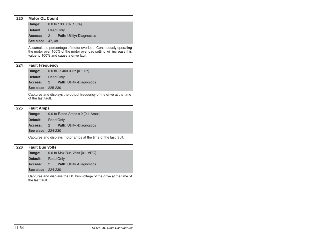 Rockwell Automation SP600 User Manual Version 3.0 User Manual | Page 166 / 274