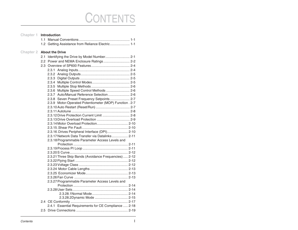 Ontents | Rockwell Automation SP600 User Manual Version 3.0 User Manual | Page 3 / 274