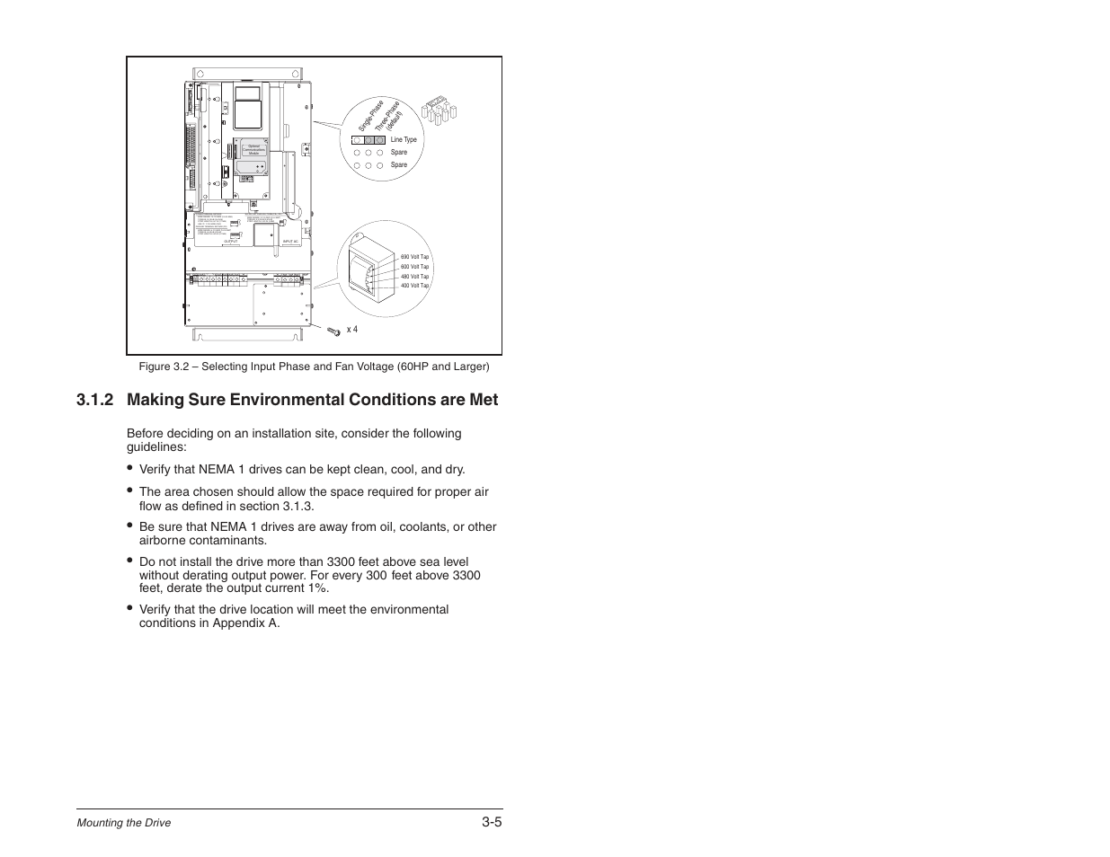 2 making sure environmental conditions are met | Rockwell Automation SP600 User Manual Version 3.0 User Manual | Page 41 / 274