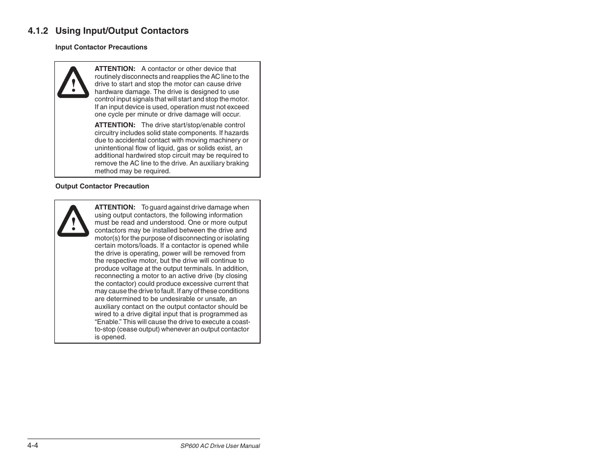 Rockwell Automation SP600 User Manual Version 3.0 User Manual | Page 52 / 274