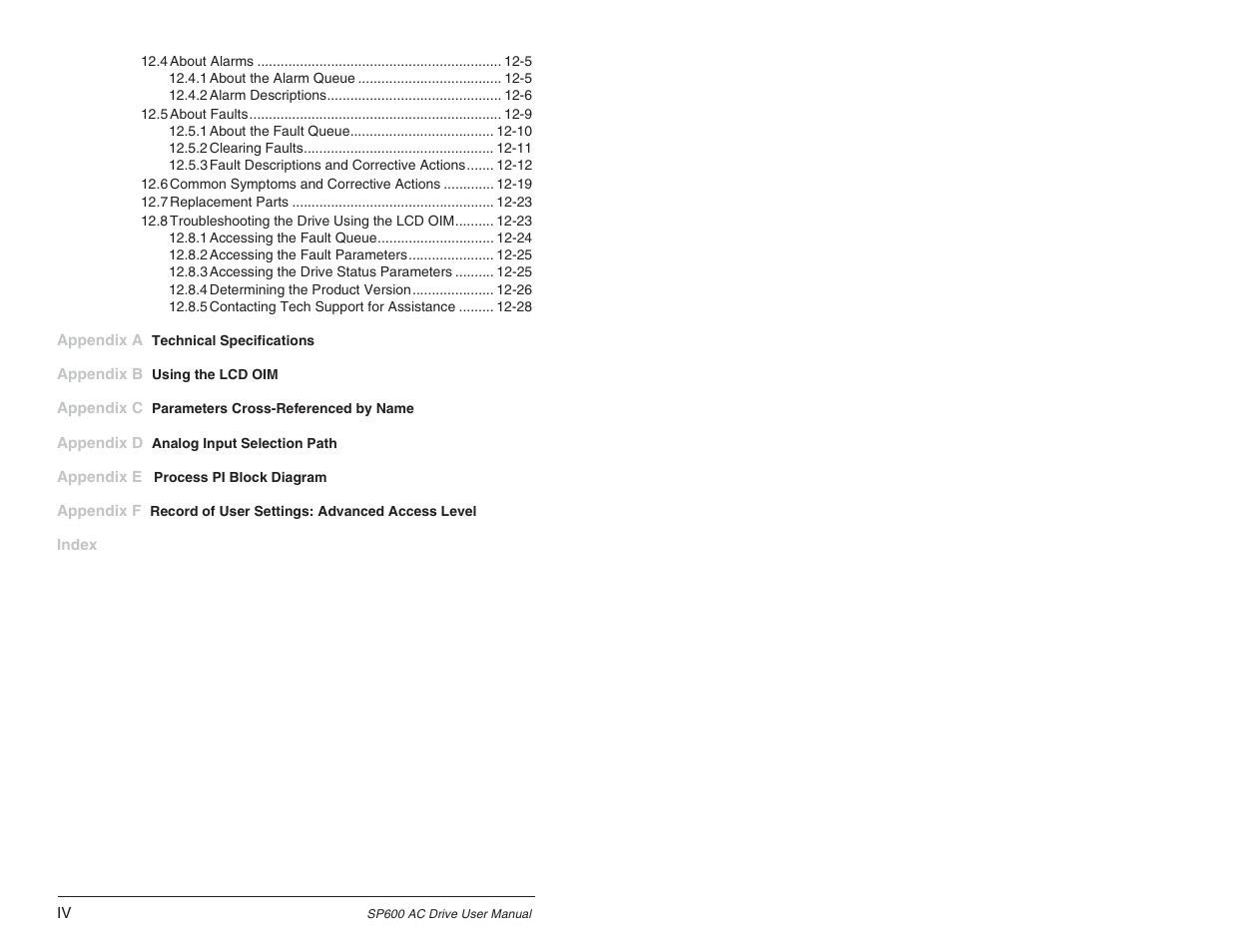 Rockwell Automation SP600 User Manual Version 3.0 User Manual | Page 6 / 274
