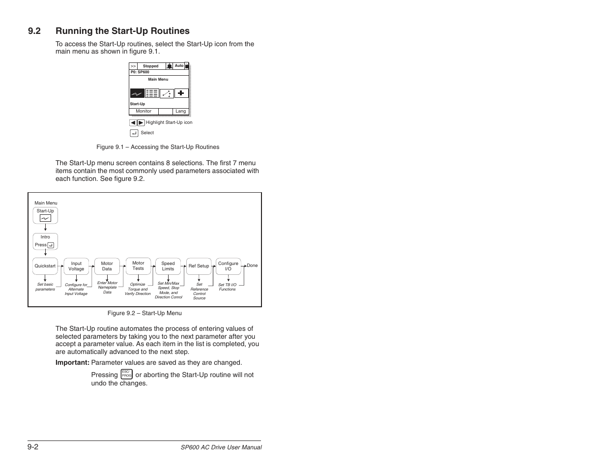 2 running the start-up routines | Rockwell Automation SP600 User Manual Version 3.0 User Manual | Page 90 / 274