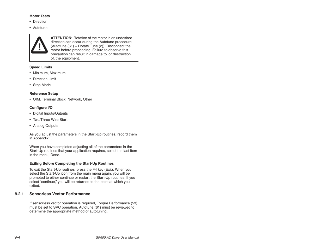 Rockwell Automation SP600 User Manual Version 3.0 User Manual | Page 92 / 274