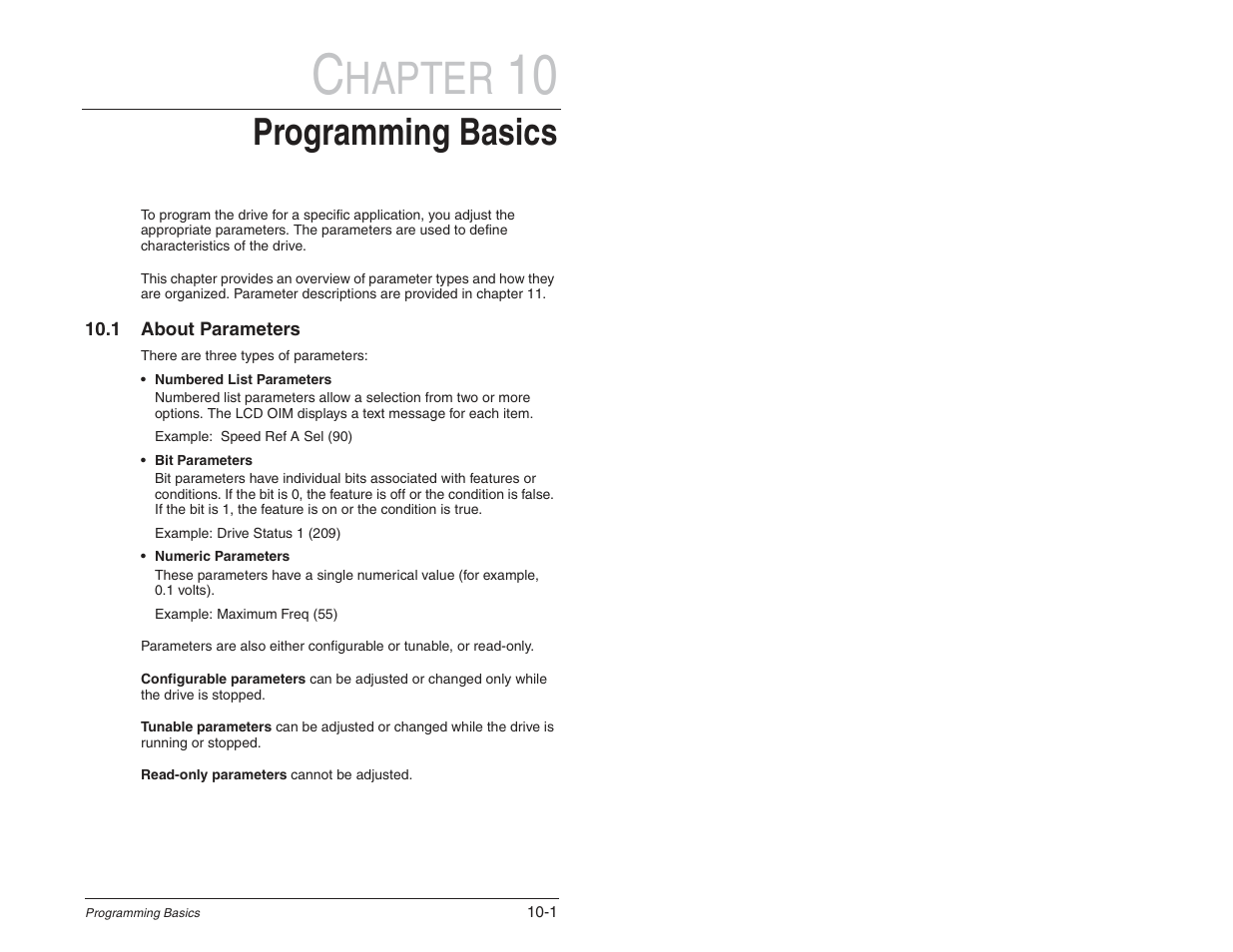 Hapter, Programming basics | Rockwell Automation SP600 User Manual Version 3.0 User Manual | Page 95 / 274