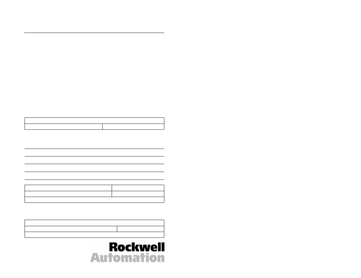 Formulário de aperfeiçoamento da documentação | Rockwell Automation SP200  AC Drive Remote Keypad M/N S20-RK1 User Manual | Page 117 / 142
