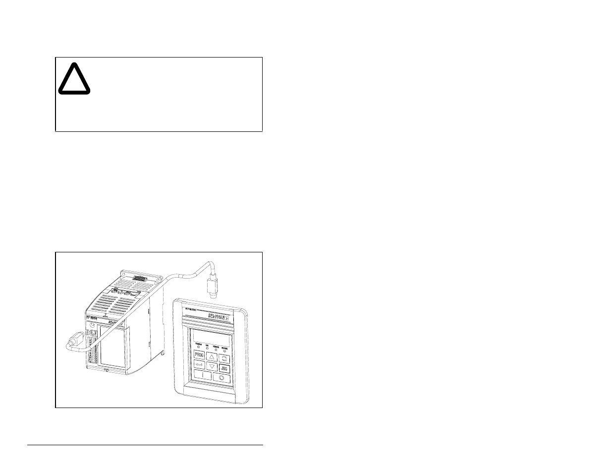 3 connecting the remote keypad to the drive | Rockwell Automation SP200  AC Drive Remote Keypad M/N S20-RK1 User Manual | Page 22 / 142