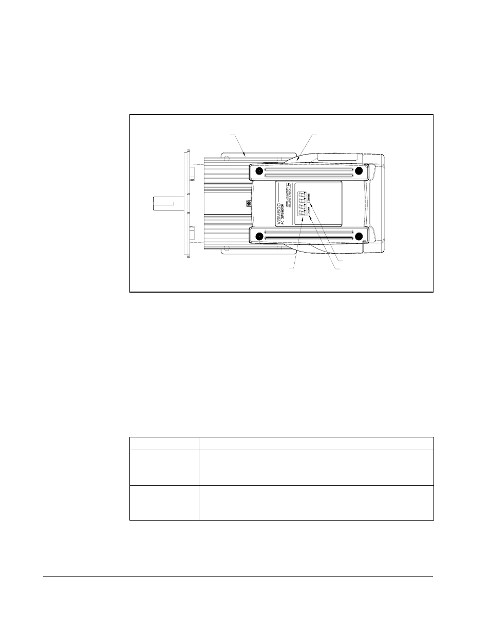 1 vsm500 standard unit, 1 standard unit display description, 2 standard unit reverse led description | Rockwell Automation VSM500 Integrated Drive/Motor User Manual | Page 12 / 96