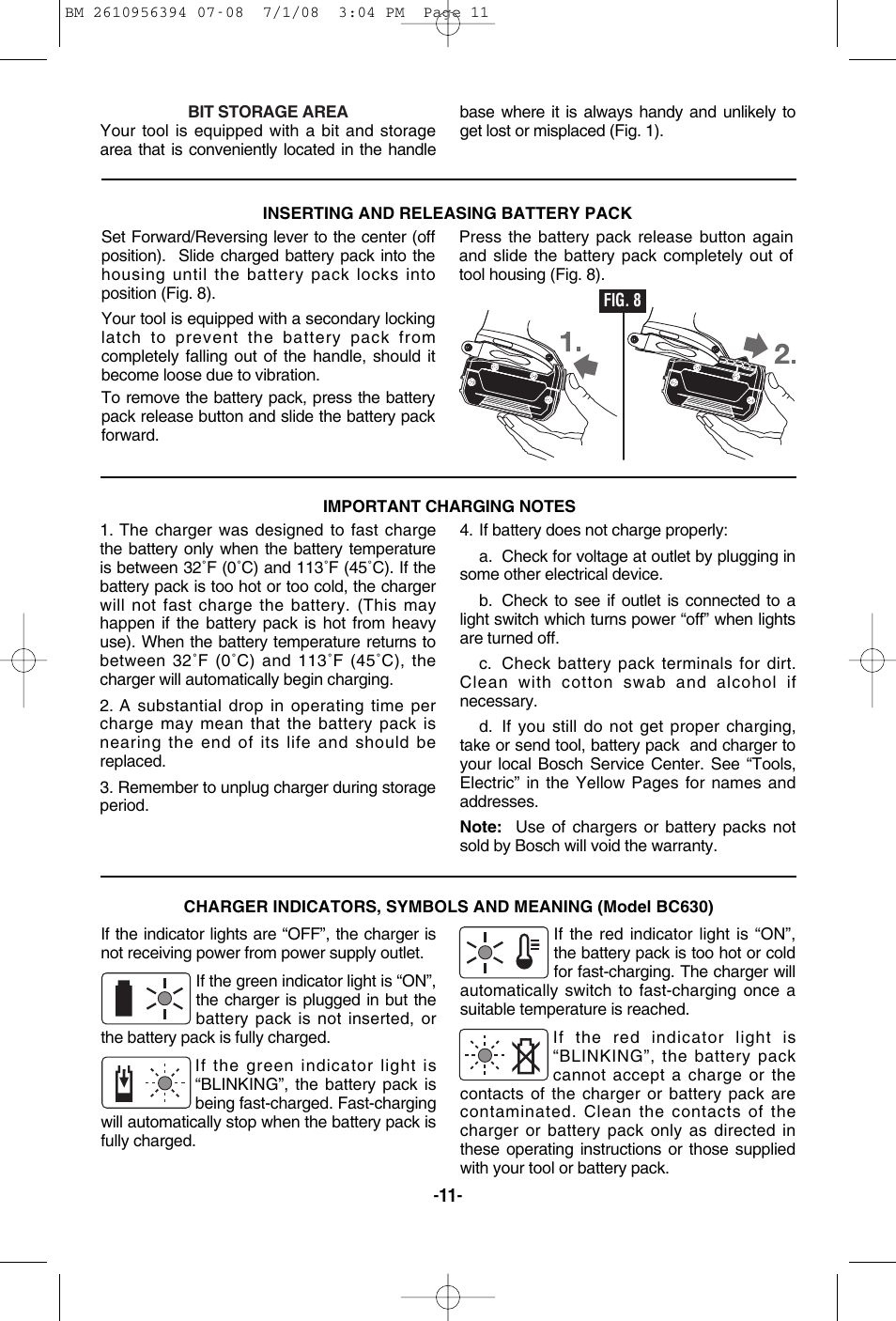 Bosch 17618 User Manual | Page 11 / 52