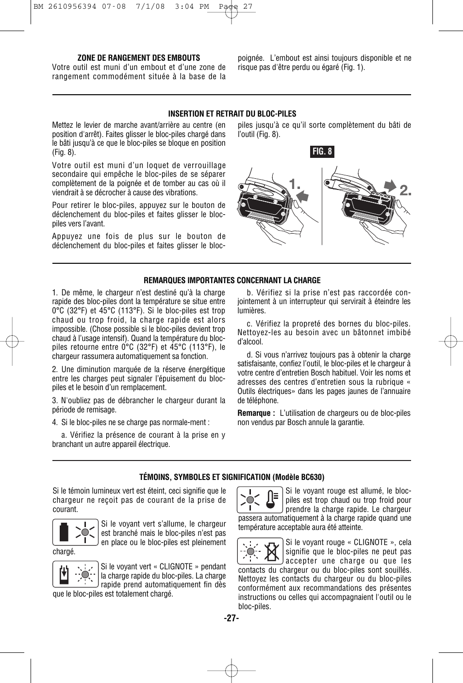 Bosch 17618 User Manual | Page 27 / 52