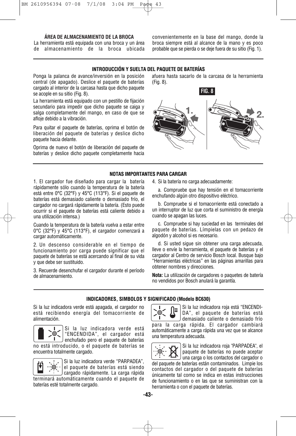 Bosch 17618 User Manual | Page 43 / 52