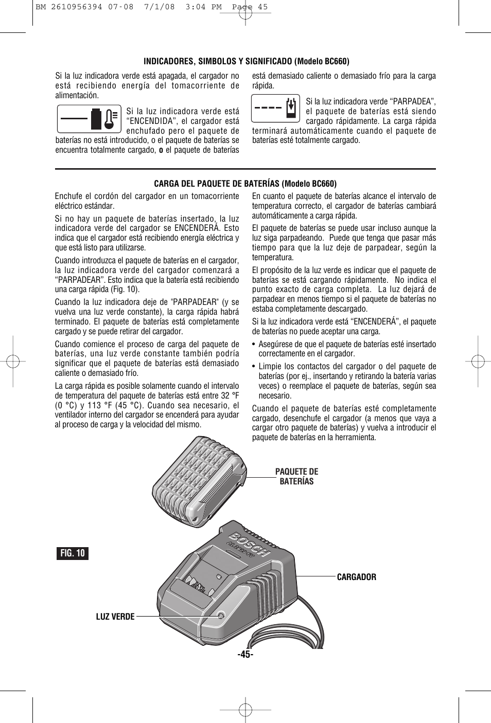 Bosch 17618 User Manual | Page 45 / 52